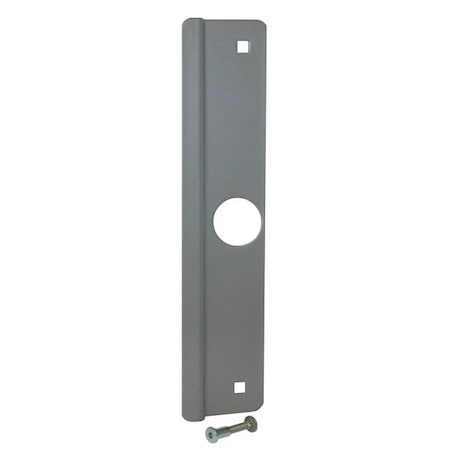 Don-Jo 2-5/8" x 12" Adams Rite Cylinder Hole Latch Protector for Outswing Doors with EBF Fasteners LP312EBFSL